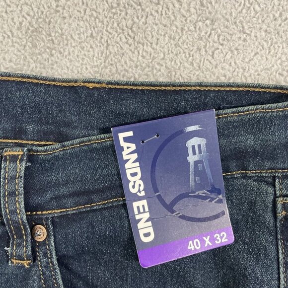 NEW Lands' End Flannel Lined Men's 40x32 Jeans Relaxed Fit - Picture 4 of 7